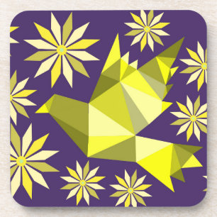 PORTA-COPO FLOWER BIRD BEVERAGE COSTER