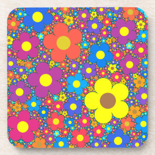 Porta-copo flowery3