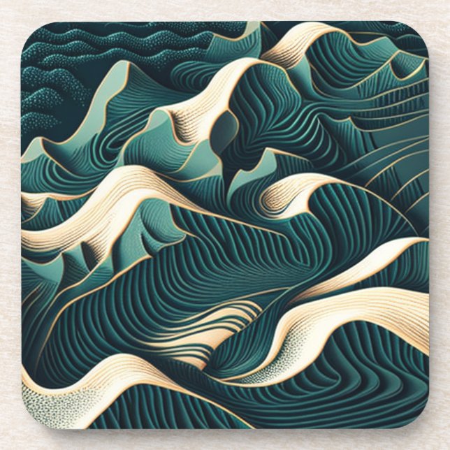 Porta-copo Flowing Harmony (Frente)