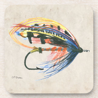 Porta-copo FlyFish Lure Art Salmon Fly Lure