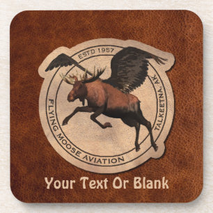 Porta-copo Flying Moose Aviation Patch
