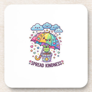Porta-copo Fofo Kawaii Espalhe Bondade Guarda-chuva Planta Fo