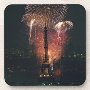 Porta-copo Fogos de artifício, Torre Eiffel, Paris, França