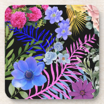 Folhagem Bontânica De Fern Floral Colorida