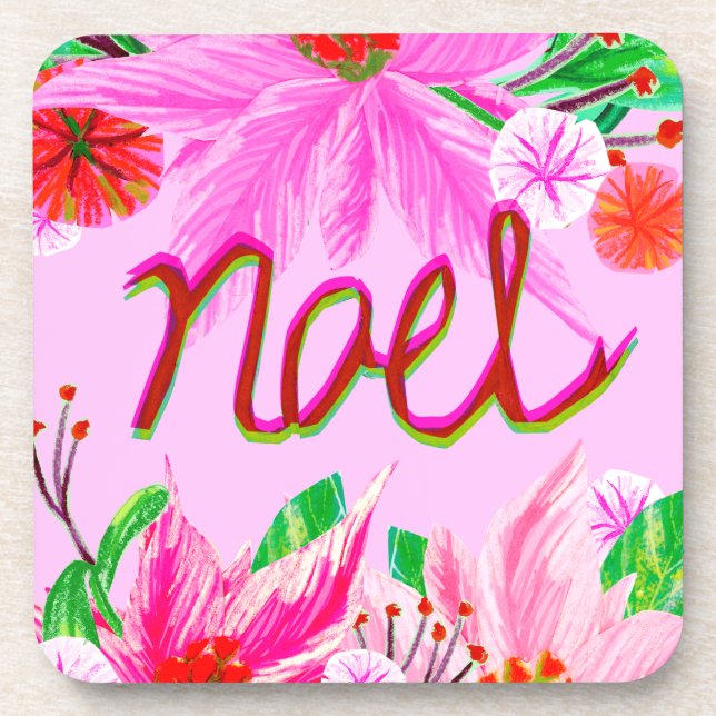Porta-copo Folhagem de Natal - Noel (Frente)
