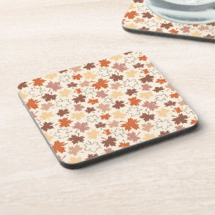 Porta-copo Folhas em queda na design de outono da Terra natur