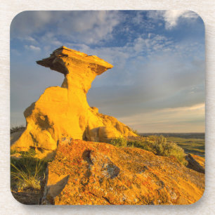 Porta-copo Formação Esculturada das Badlands em Grama Curta