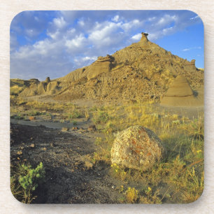 Porta-copo Formações de Badlands no Parque Provincial dos Din