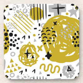 Porta-copo Formas de Abstrato de Arte Coloridas Modernas