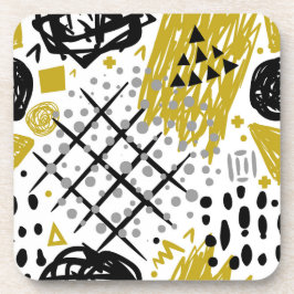 Porta-copo Formas de Abstrato de Arte Coloridas Modernas