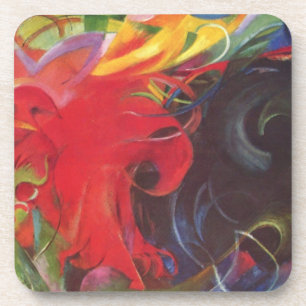 Porta-copo Formas de Luta de Franz Marc, Arte Fino Antigo