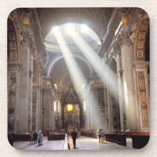 Porta-copo Formas de luz solar despejam através das janelas