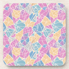 Porta-copo Formas e Linhas Geométricas em Cor de Pastel