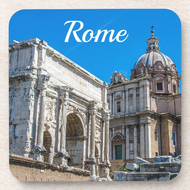 Porta-copo Fórum Romano arruina em Roma, Itália (Frente)