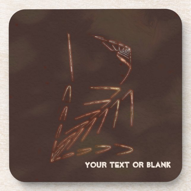 Porta-copo Fóssil Jurássico (Frente)