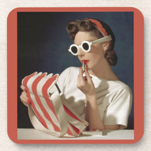 Porta-copo Foto da moda dos anos 50