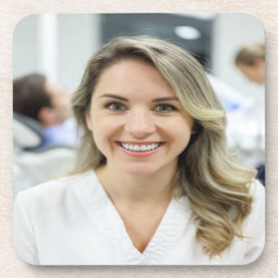 Porta-copo Foto de Dentista Personalizar Customizar