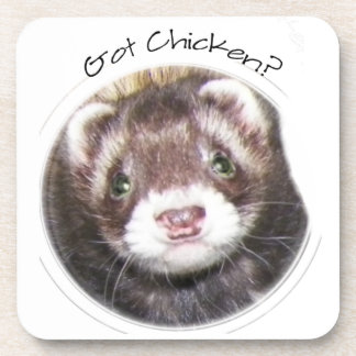 Porta-copo Foto De Ferret Rosto Tem Galinha?