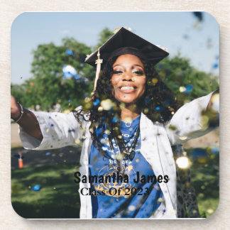 Porta-copo Foto e nome personalizados para graduação