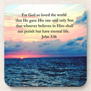 PORTA-COPO FOTO ESPIRITUAL JOHN 3:16