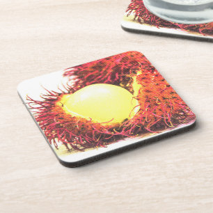 Porta-copo Foto "Fruta Rambutan". Compre agora