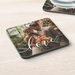 Porta-copo Foto personalizada de casal 'Amor'