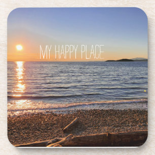Porta-copo Foto Scenic Beach Sunset  