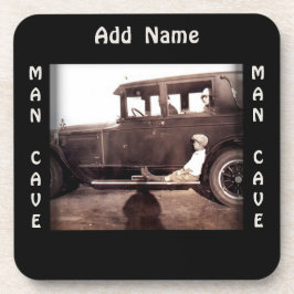 Porta-copo Fotografia Antiga de Automóvel Coaster para Home d