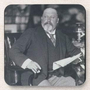 Porta-copo Fotografia do retrato de Edward VII (1841-1910)