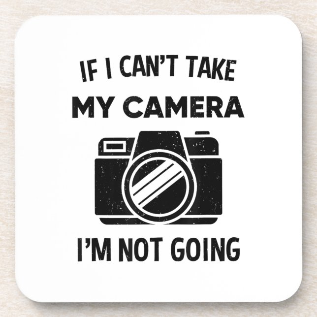 Porta-copo Fotógrafo Se Eu Não Puder Levar Minha Câmera Não V (Frente)