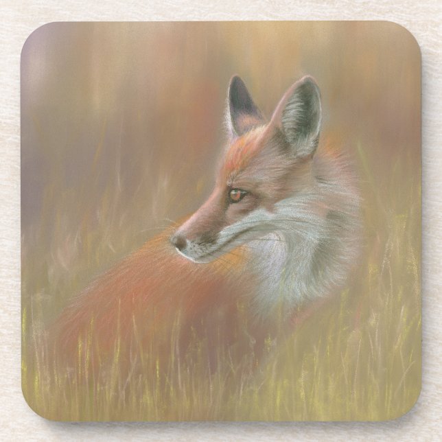 Porta-copo Fox wildlife coaster set (Frente)