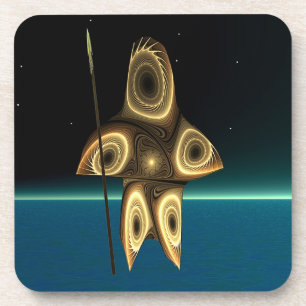 Porta-copo Fractal Inuit Hunter