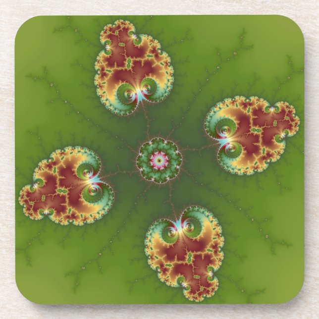 Porta-copo Fractalbug Picnic - Arte Fractal (Frente)