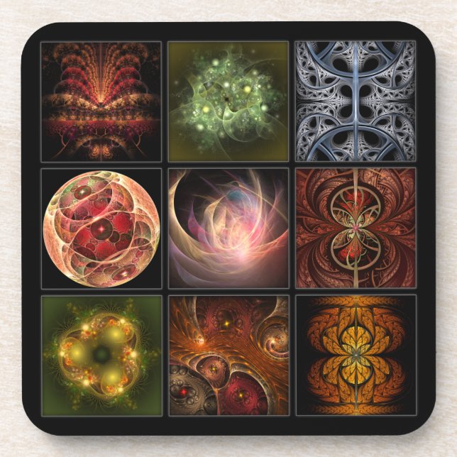 Porta-copo Fractalworld (Frente)