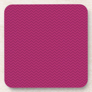 Porta-copo Framboesa Chevron