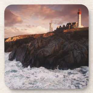 Porta-copo França, farol ao amanhecer