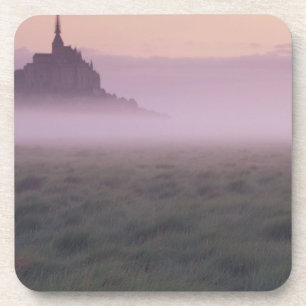 Porta-copo FRANÇA, Normandia Mont St. Michel. Névoa da Manhã