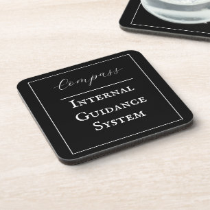 Porta-copo Frase "Compass - Internal Guidance System"