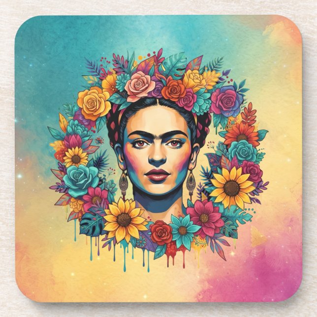 Porta-copo Frida Kahlo (Frente)