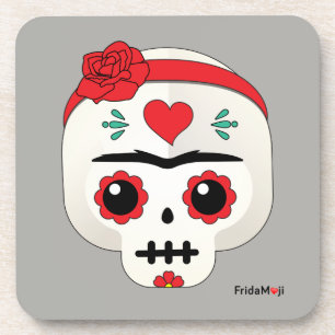 Porta-copo Frida Kahlo   FridaMoji - Crânio do Açúcar