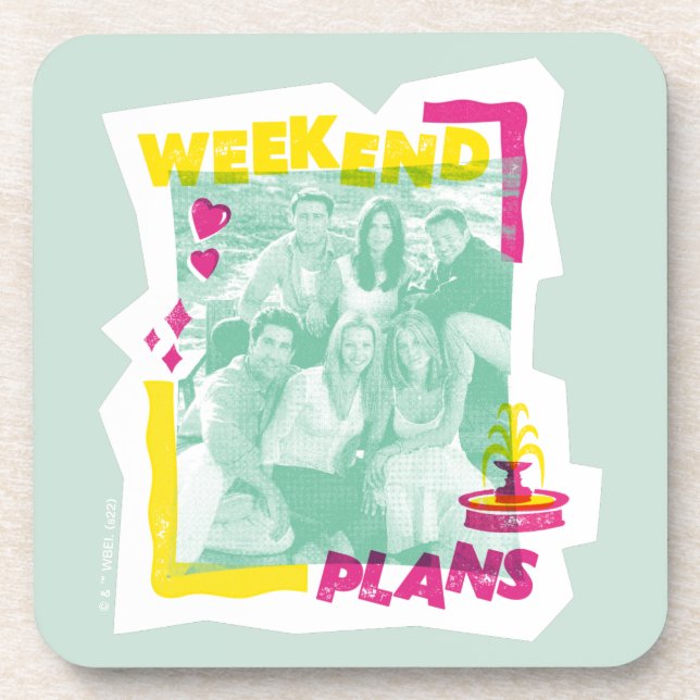 Porta-copo FRIENDS™ | Planos de Fim de Semana (Frente)