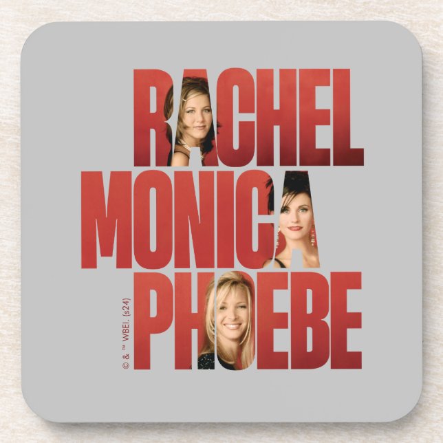Porta-copo FRIENDS™ | Rachel, Monica & Phoebe (Frente)