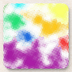 Porta-copo Fundo colorido de intervalo mínimo aleatório