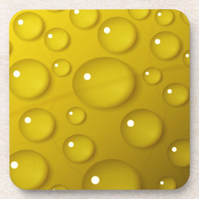 Porta-copo Fundo de Água Amarelo (Frente)