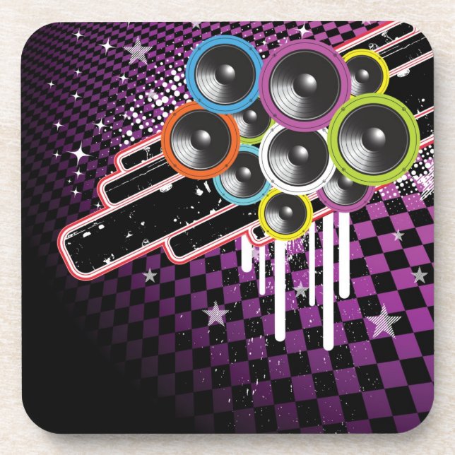 Porta-copo Fundo do Grunge (Frente)