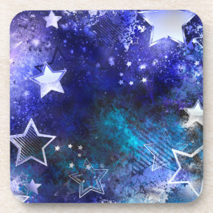 Porta-copo Fundo Espacial com Estrelas