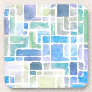 Porta-copo Fundo pintado abstrato da aguarela