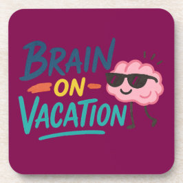 Porta-copo Funny Retro Chill Mode Drink Coasters (Set of 6)