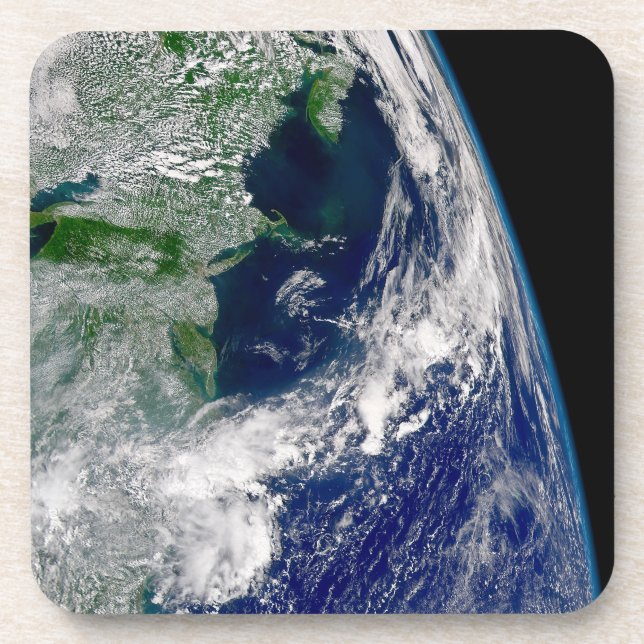 Porta-copo Furacões Em Uma Terra Parcial. (Frente)