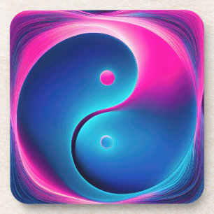 Porta-copo Fusão Chi: Energias Yin Yang Vibrantes